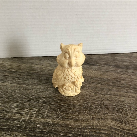 Vtg Italian Owl Sculpture by A. Santini - Picture 9 of 12